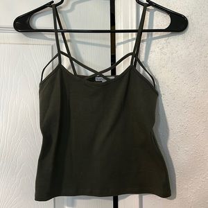 Criss Cross Cropped Tank
